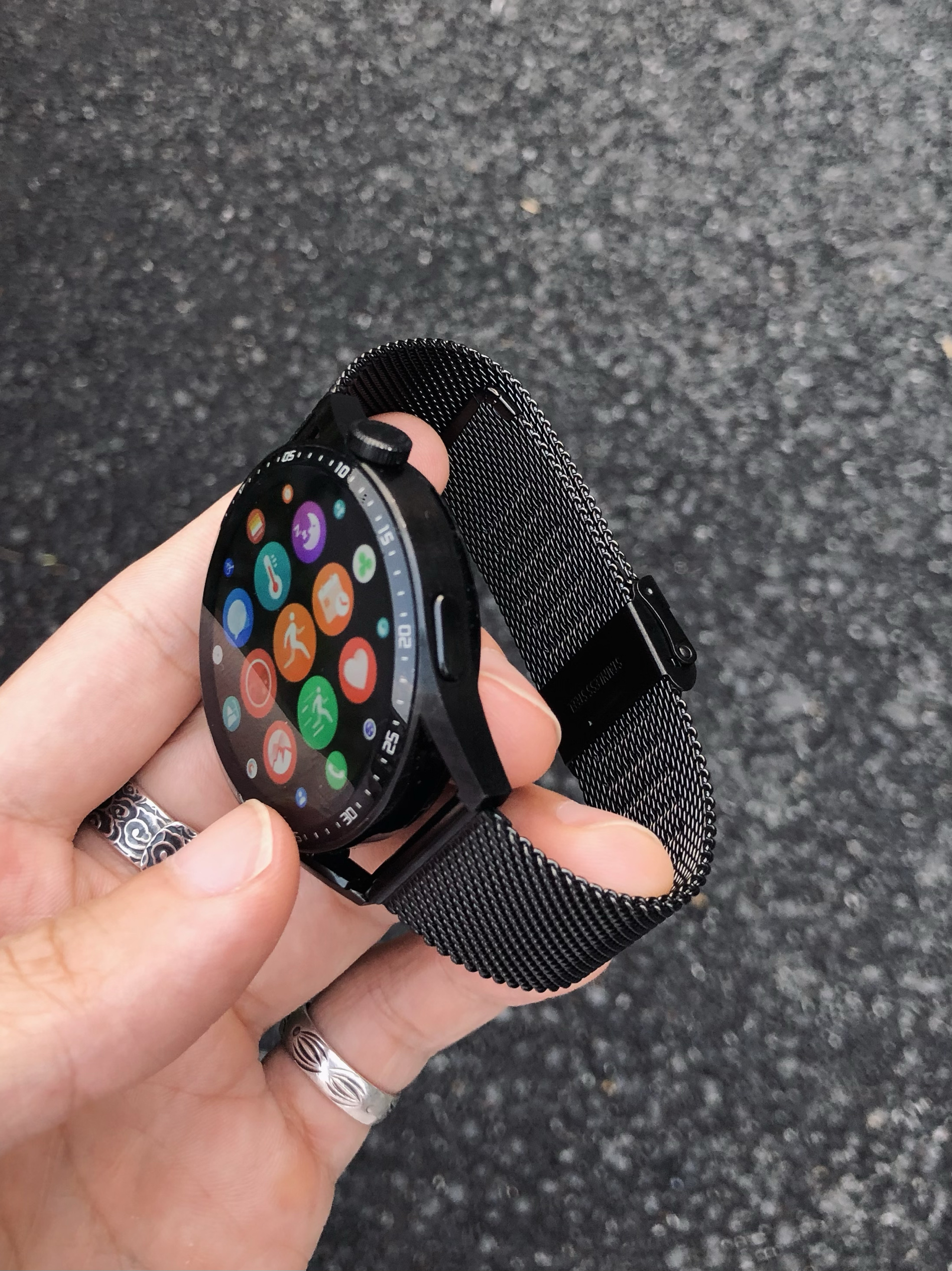 不锈钢适用华为手表gt5表带GT3 GT4金属watch3pro米兰GT5小米oppo