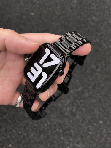 新三珠iwatch钢带电镀不掉色