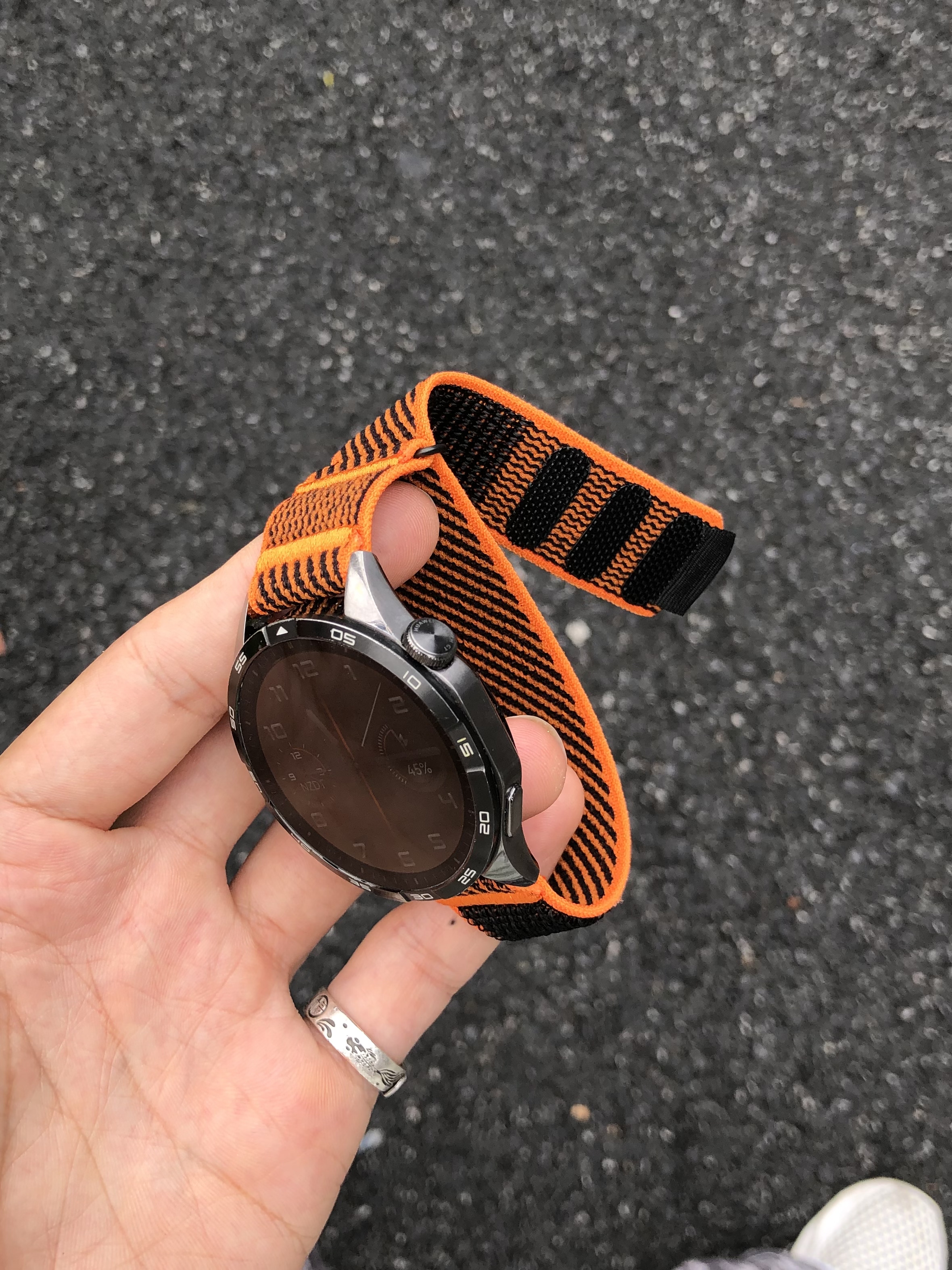 卡客风暴 弹力魔术贴适用华为GT7手表表带GT6尼龙watch5小米oppo4
