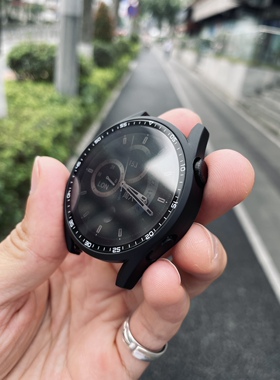 卡客硬壳适用华为手表GT2表壳GT3pro保护壳防摔watch3钢化膜一体4