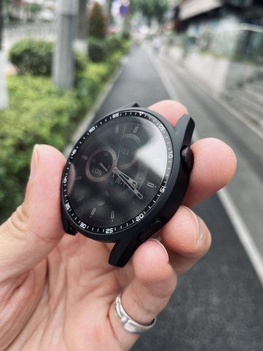 卡客硬壳适用华为手表GT2表壳GT3pro保护壳防摔watch3钢化膜一体4