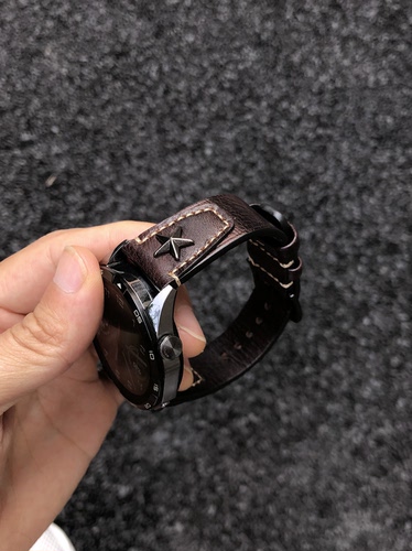 卡客风暴 油蜡皮适用华为GT7手表表带GT6硬真皮GT5oppo小米watch5
