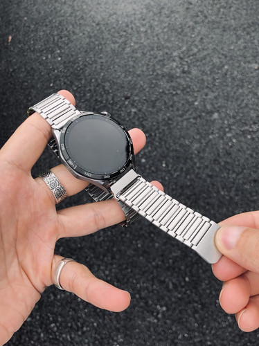 卡客风暴 不锈钢磁吸适用华为GT4手表带GT3pro回环22小米watch男
