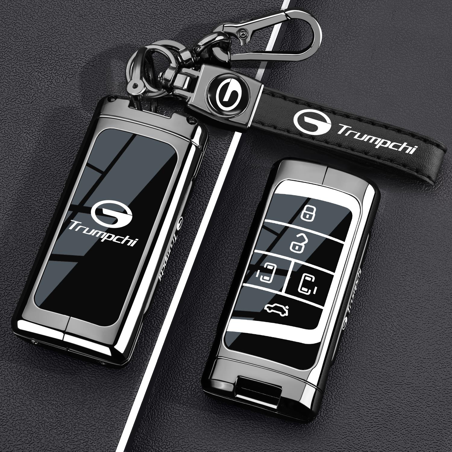 广汽传祺GS3钥匙套专用影速传奇M8宗师GS8影豹GS4影酷M6车壳扣男