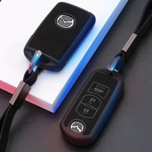 适用於Mazda钥匙套昂克赛拉cx4汽车cx5扣阿特兹cx30全包保护软壳