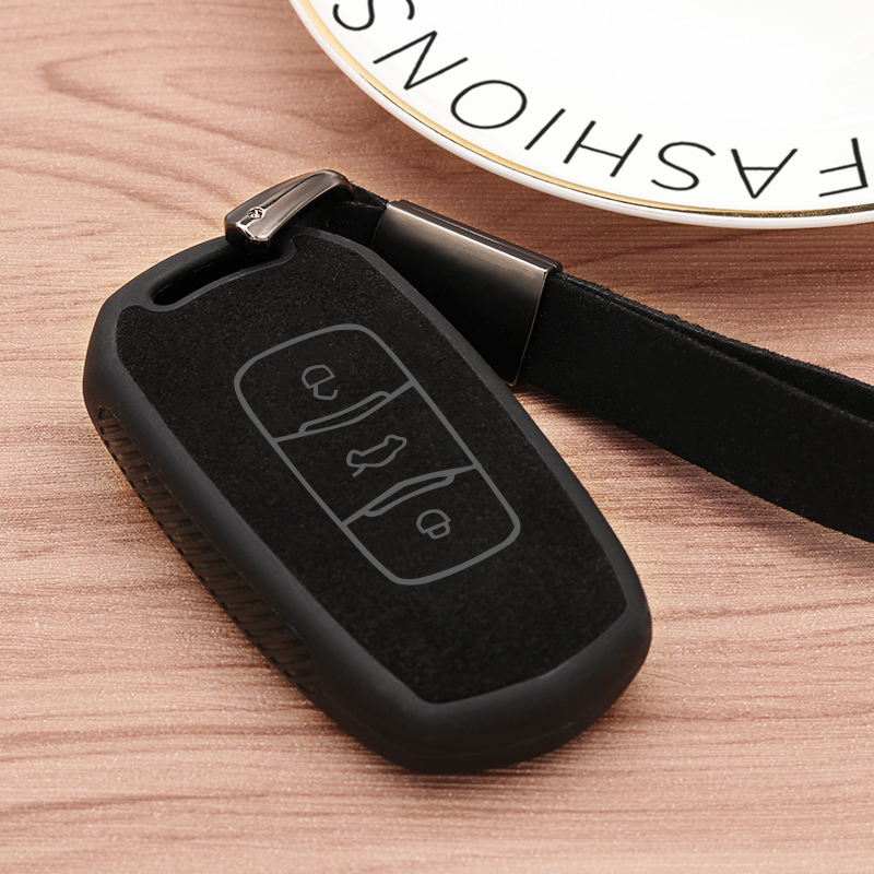 适用吉利钥匙套gl新帝豪gs汽车博越高档x3远景x6博瑞缤瑞壳包扣男