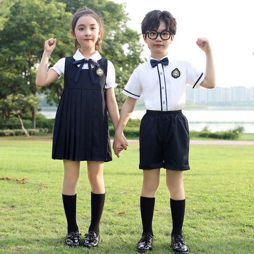 英伦学院风儿童合唱演出服套装