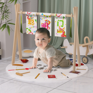 龙宝宝聪明门一周岁生日布置装饰抓周垫用品道具拍照仪式感过葱门