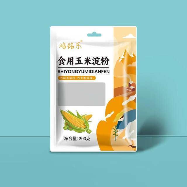 -鸿铭乐玉米淀粉食用勾芡烘焙嫩肉粉200克/袋家用食用玉米淀粉首