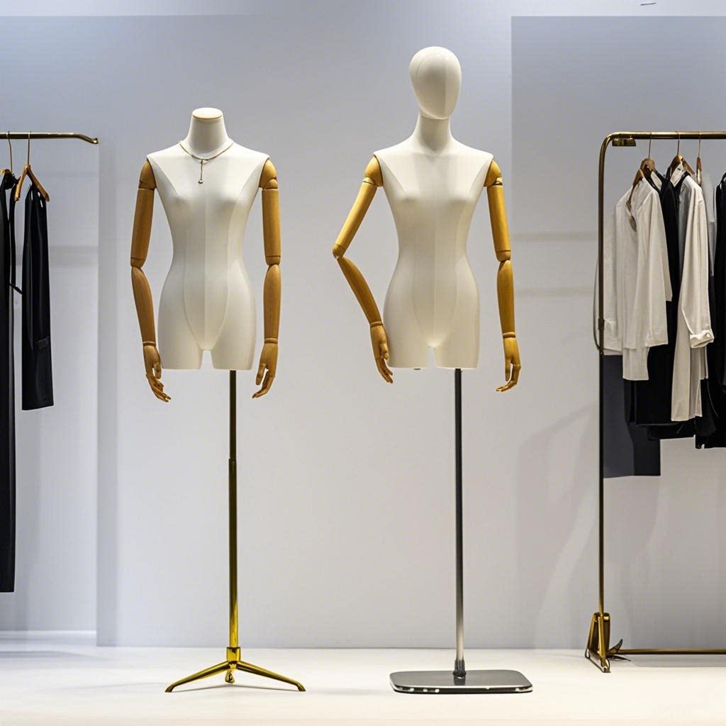 服装店挂件手韩版锁骨小胸模特架子女装橱窗半全身人体模特展示架