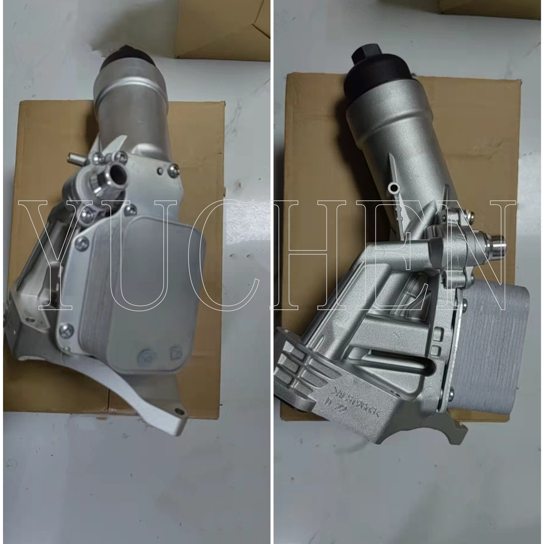 适用于宝马3系5系7系 B48机滤底座G30 G12机油散热器底座铝合金款
