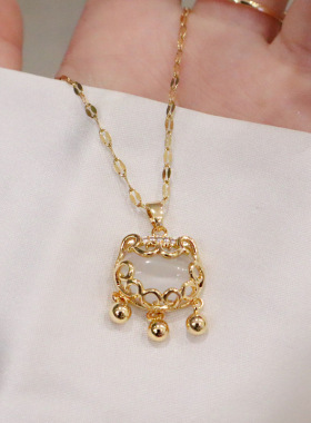 铜吊坠炫小虫钛钢女铜