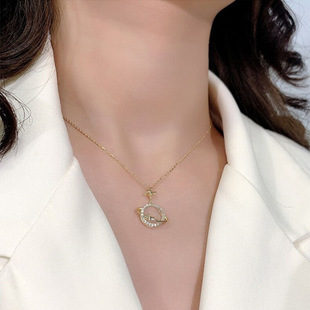 高级感星月神话水晶项链女2022新款潮气质时尚网红短款锁骨链颈链