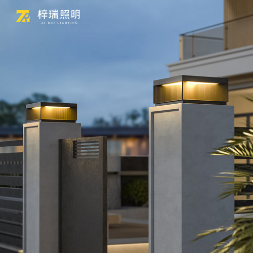 梓瑞家居太阳能柱头灯围栏柱子灯