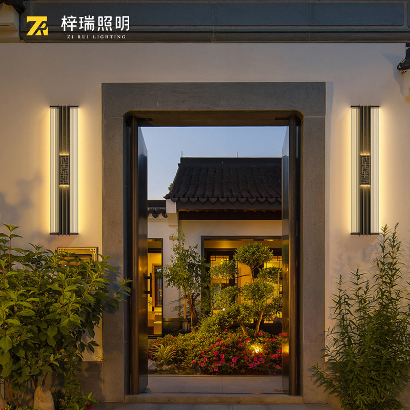 庭院外墙灯户外壁灯别墅大门壁灯新中式壁灯柱子墙面装饰灯