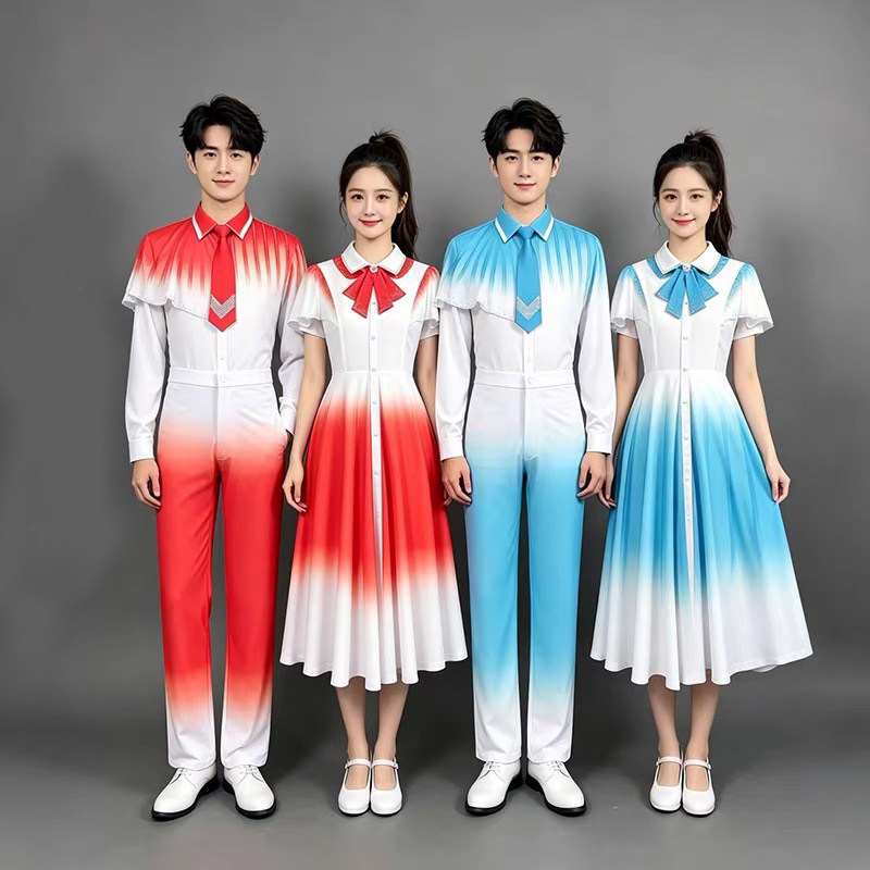 青春活力学生诗歌朗诵比赛服装图片
