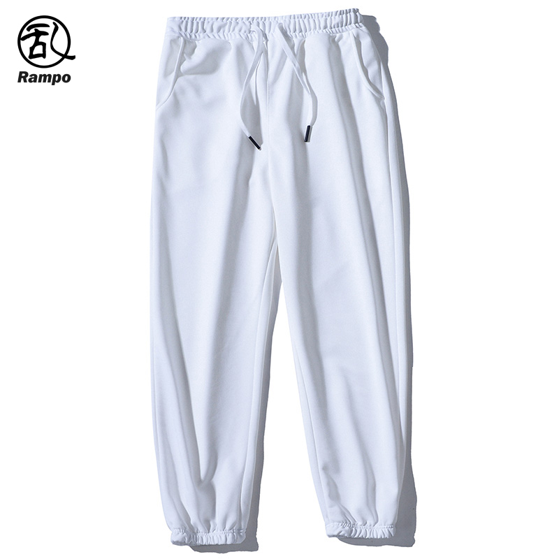 束脚裤纯色休闲裤宽松潮流运动裤