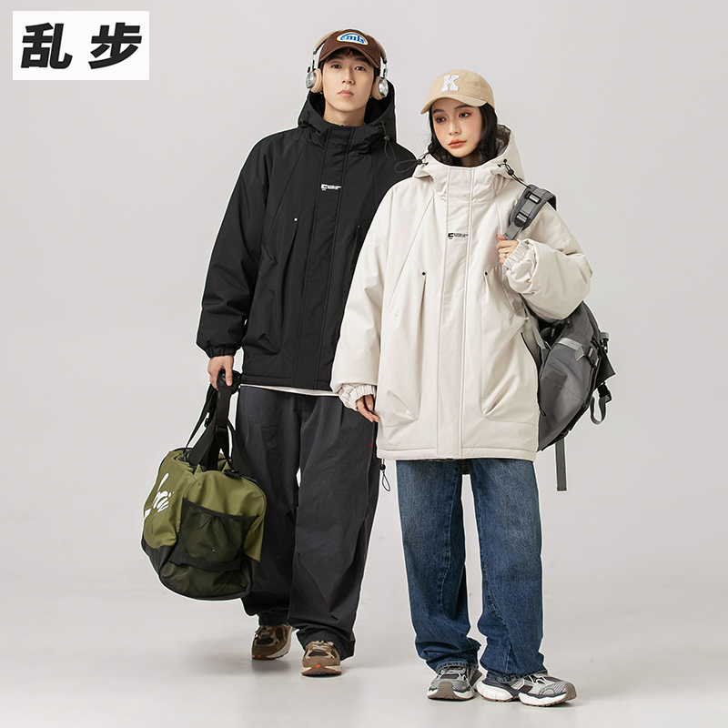 工装棉服冬季防水冲锋衣棉衣