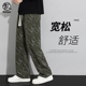 宽松直筒休闲长裤 Rampo 潮牌美式 复古阔腿裤 乱步灯芯绒裤 子男冬季