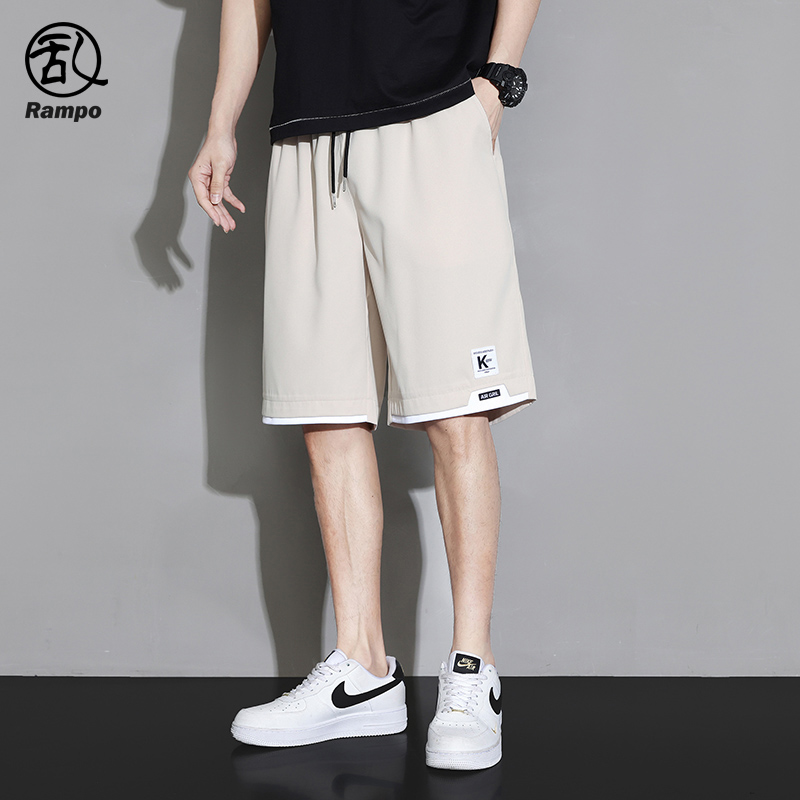 休闲短裤男士慵懒风冰感夏季薄款