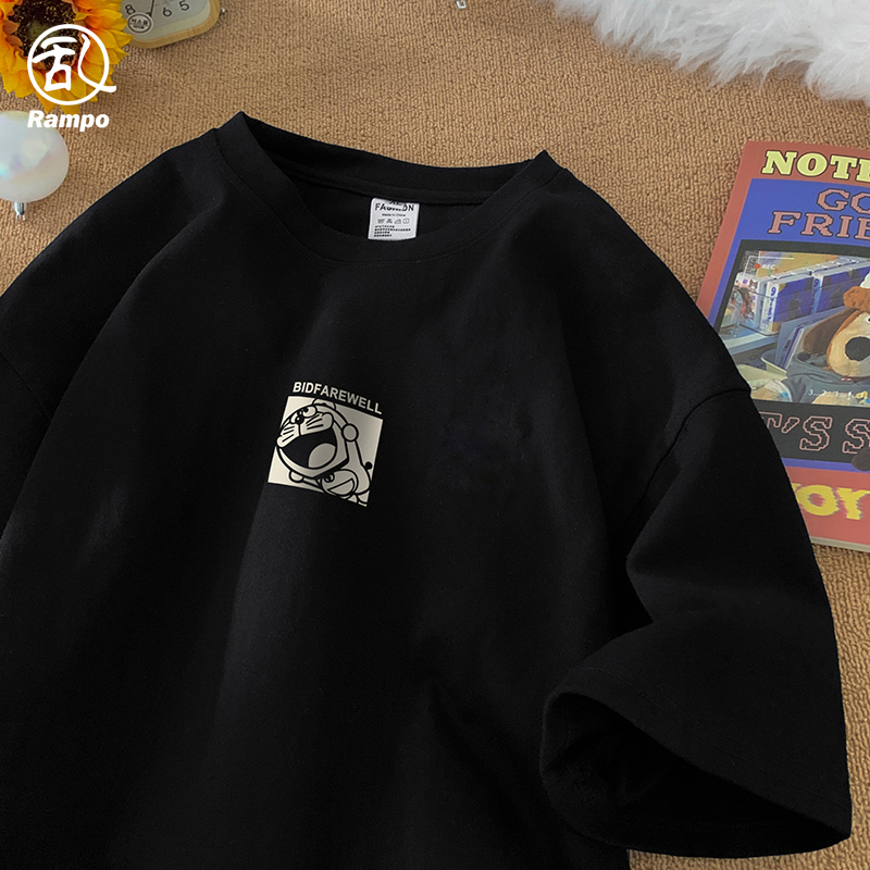 260g纯棉短袖t恤男士潮牌体恤衫