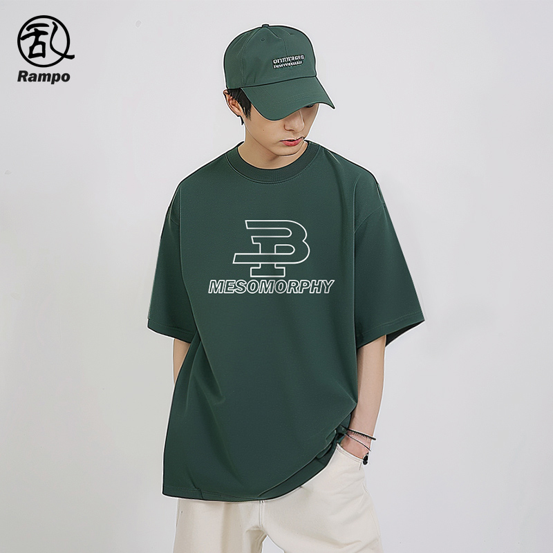 美式高街休闲慵懒风短袖T恤体恤