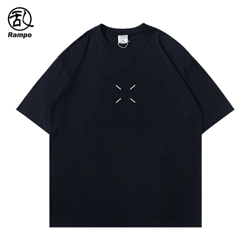 350g半袖t恤潮夏季全棉内搭半袖