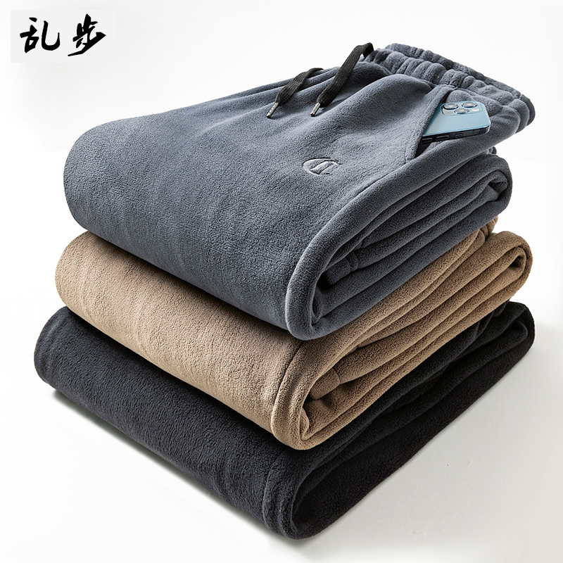 舒适百搭奥粒绒面料长裤