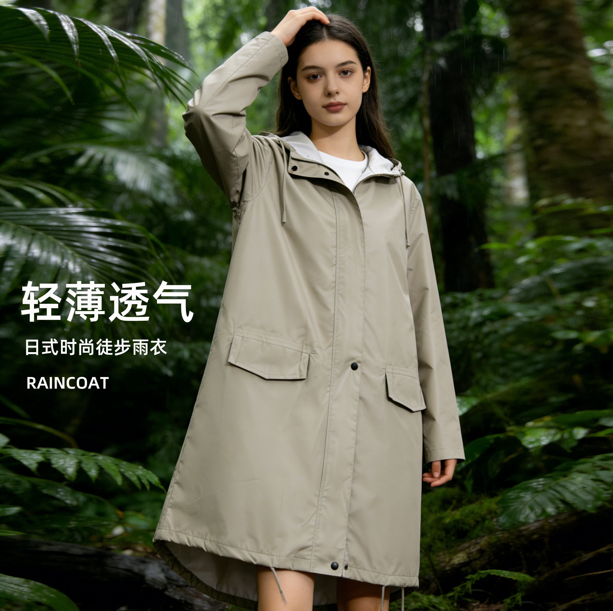 雨牧轻量化户外登山徒步雨衣成人外穿超轻便携式爬山专用全身水衣
