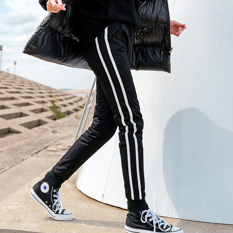 冬季休閑運動高腰羽絨褲女外穿顯瘦加厚雙面保暖白鴨絨棉褲子大碼在類目 女裝/女士精品, 褲子, 棉褲/羽絨褲中 - 來自Buy2taobao.com提供專業的淘寶代購服務