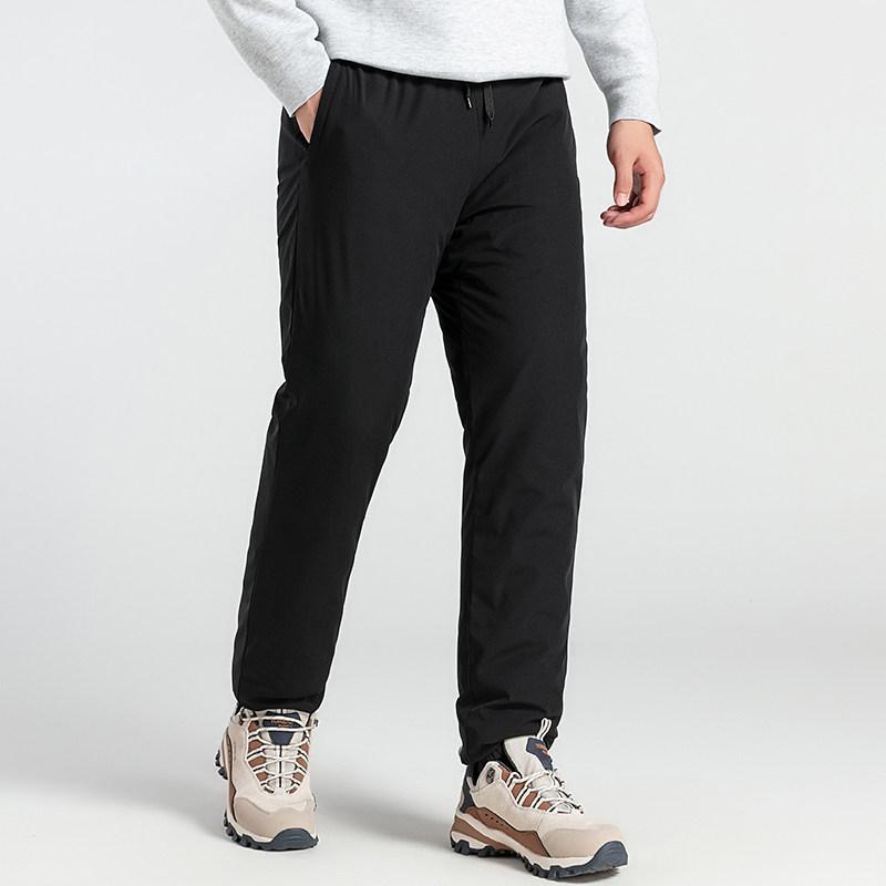 羽绒裤男士外穿2023新款高腰加厚保暖户外休闲保暖白鸭绒大码棉裤,男装,羽绒裤,淘宝优惠券,粉丝福利购,淘宝优惠卷