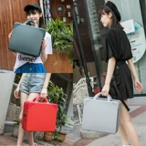 Сумка-органайзер, сумка через плечо, портативный чемодан, маленькая коробка, в корейском стиле, 16 дюймов