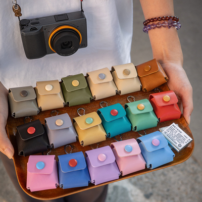 蠢小鱼理光电池收纳保护套