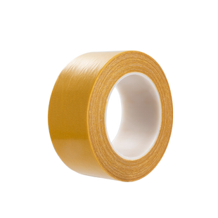 整箱黄膜双面布基胶带网面网格纤维地毯大力胶防水耐磨固定婚庆会展地板革拼接强力无痕高粘度双面胶布批发