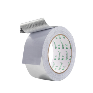 锡箔胶带管道铝箔纸玻纤布铝箔胶带加厚防晒管道密封保温空调管隔热耐高温锡纸地暖工业用防水铝箔贴纸