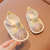 春季 新款 汉服鞋 周岁鞋 鞋 婴儿1一2岁宝宝鞋 国风古装 女 子男宝宝布鞋