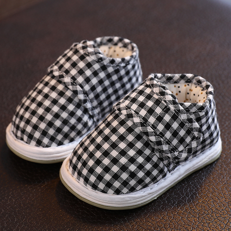 千层底冬季手工儿童布鞋棉花鞋