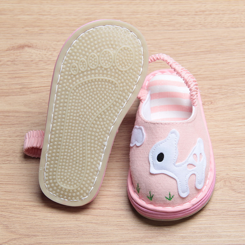 Pantoufles enfants en coton pour Toute saison - semelle tendon - Ref 1036291 Image 3