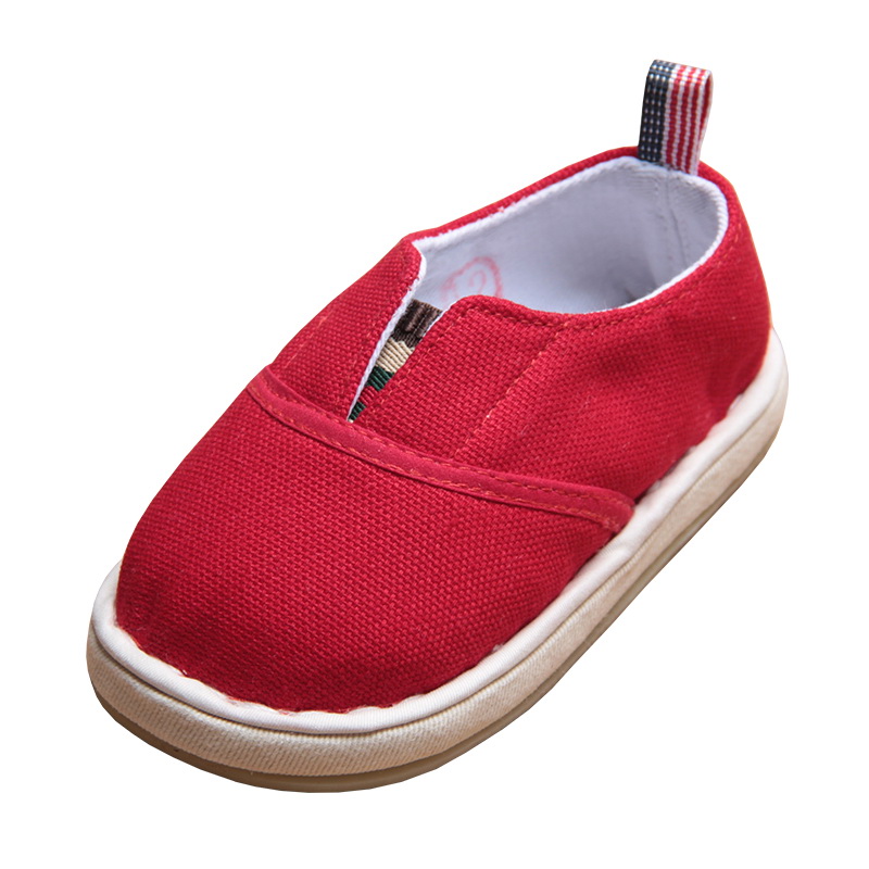 Chaussures enfants tissu en coton pour printemps - semelle fond composite - Ref 1046952 Image 2