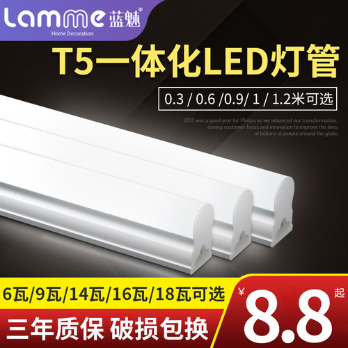 爱德朗led日光家用一体化支架灯