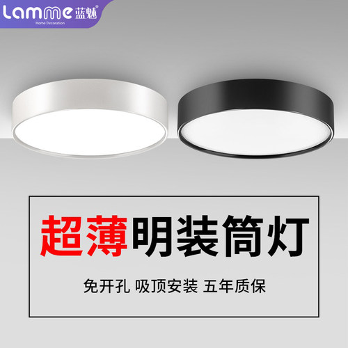 蓝魅led免开孔走廊玄关天花射灯