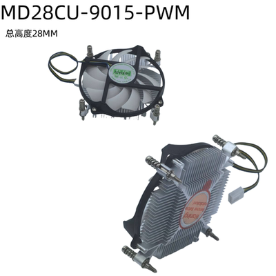 AVC超薄一体机散热器MD28CU-9015 4P可调速风扇115X1700 1366铜芯