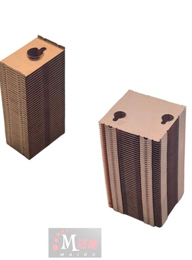 迈度MD3533CU-68-2C全铜散热模组2热管焊接用散热器迷你PC散热器