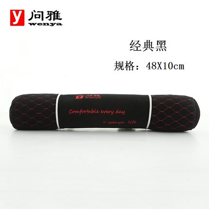 问雅颈椎枕护颈枕单人保健枕圆形糖果枕竹炭硬圆枕头成人劲椎枕芯
