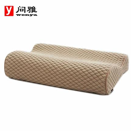问雅慢回弹太空记忆枕颈椎枕保健枕头护颈记忆枕芯记忆棉枕头