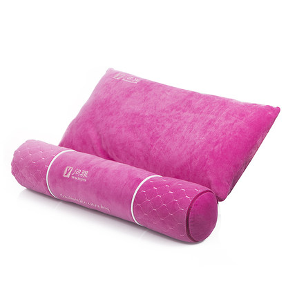 问雅颈椎枕 决明子护颈枕成人单人保健枕 圆形糖果枕圆枕颈椎枕头