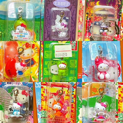 hello kitty地域限定挂件28/手机链/摆件/盒装北海道猫咪奈良小鹿