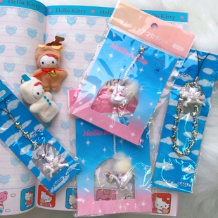 hello kitty地域限定挂件/手机链/摆件/王冠天鹅kitty独角兽天马