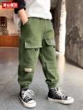 Весенние детские штаны для мальчиков для отдыха, детская одежда, 2024 года, подходит для подростков, в корейском стиле