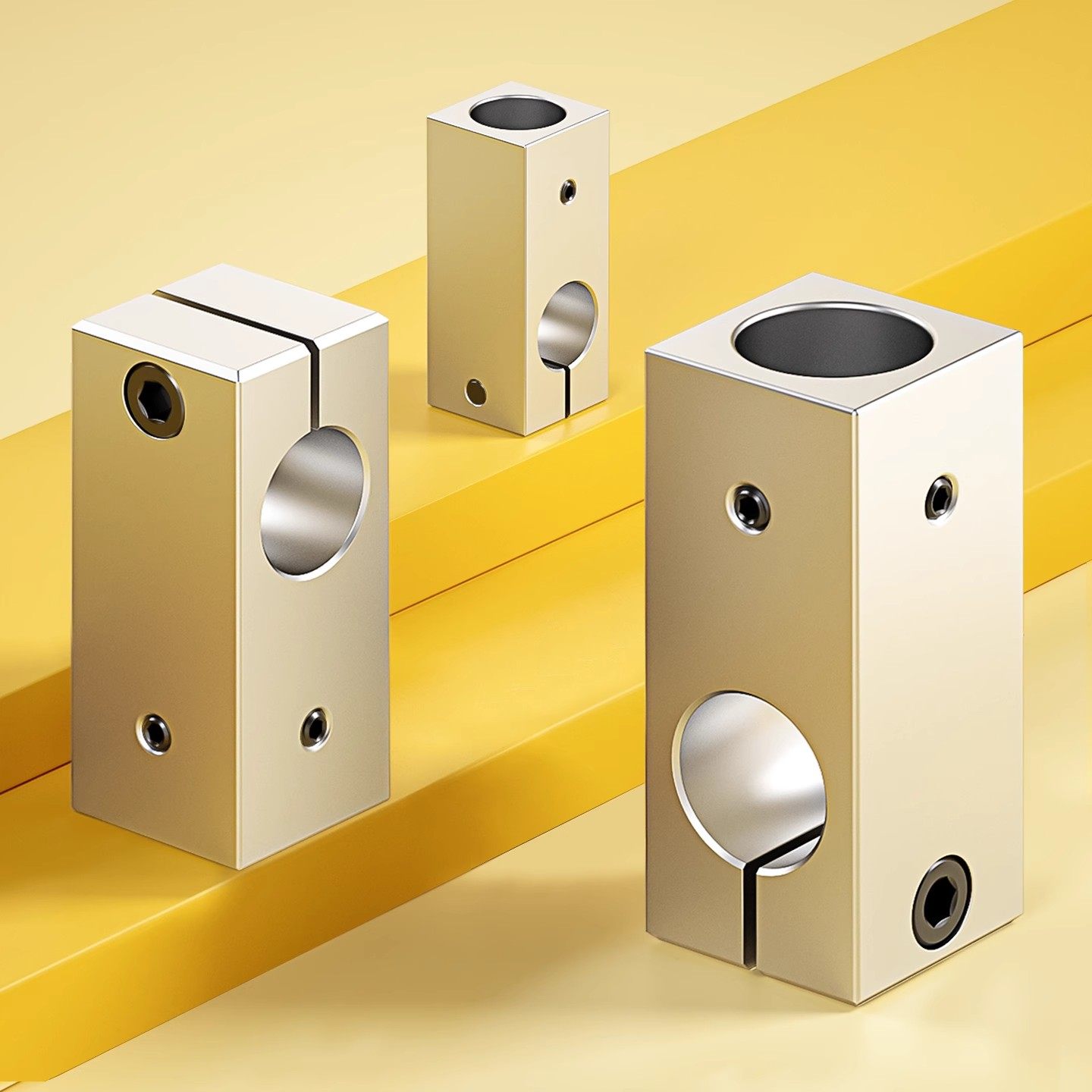 T型夹固定夹光轴十字夹接头